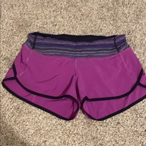 Lululemon speed up shorts size 4